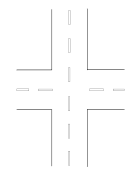 Accident Sketch 4-Way Intersection
