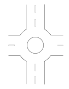 Accident Sketch Roundabout