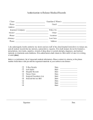 Authorization To Release Medical Forms To Attorney