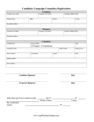 Campaign Committee Registration