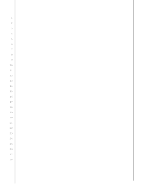 Printable Blank pleading paper, 28 lines, 1-inch left half-inch right ...