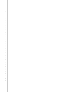 Blank pleading paper, 32 lines, 1-inch left and right margin, double border line legal pleading template