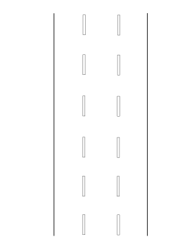 Accident Sketch Three-Lane Highway legal pleading template