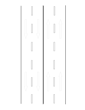 Accident Sketch Two-Lane Highway legal pleading template