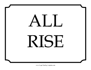 All Rise Courtroom Sign legal pleading template
