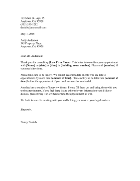 Appointment Letter legal pleading template