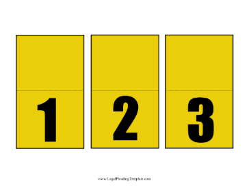 Crime Scene Evidence Markers 1 3 Foldable legal pleading template