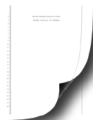 US District Court for the Northern, Middle, and Southern Districts of Alabama legal pleading template