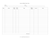 Attorney Billable Hours Time Sheet legal pleading template