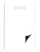 US District Court for the Eastern and Western Districts of Michigan legal pleading template